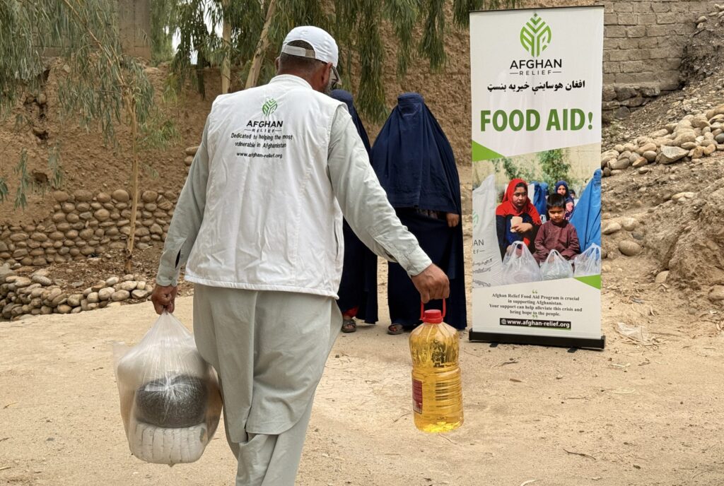 Food packages prepared for distribution in Laghman Province - funded by Everyday Humanitarians
